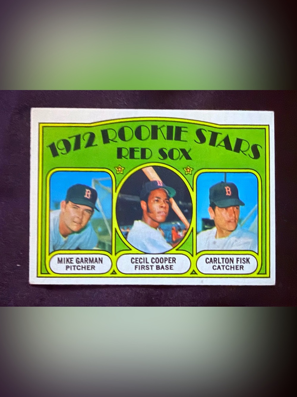 1972 Rookie Stars Redsox, #79, Topps, Boston Redsox, MT/NM,